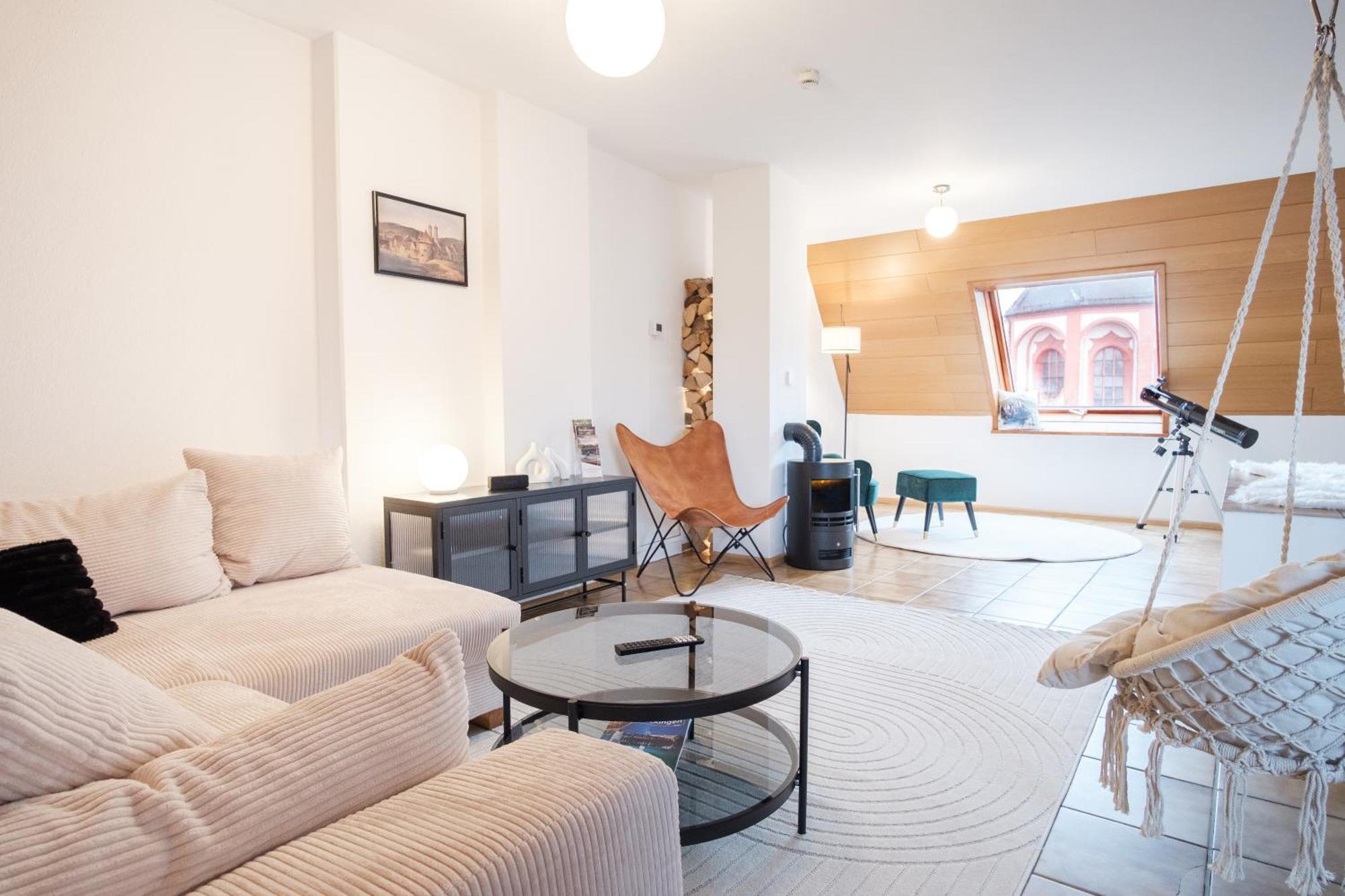 Neu Deluxe Suite Muensterblick, Maisonette, Kingsize Bett, Kueche, Netflix, Aussicht, E-Kamin 巴特塞京根 外观 照片