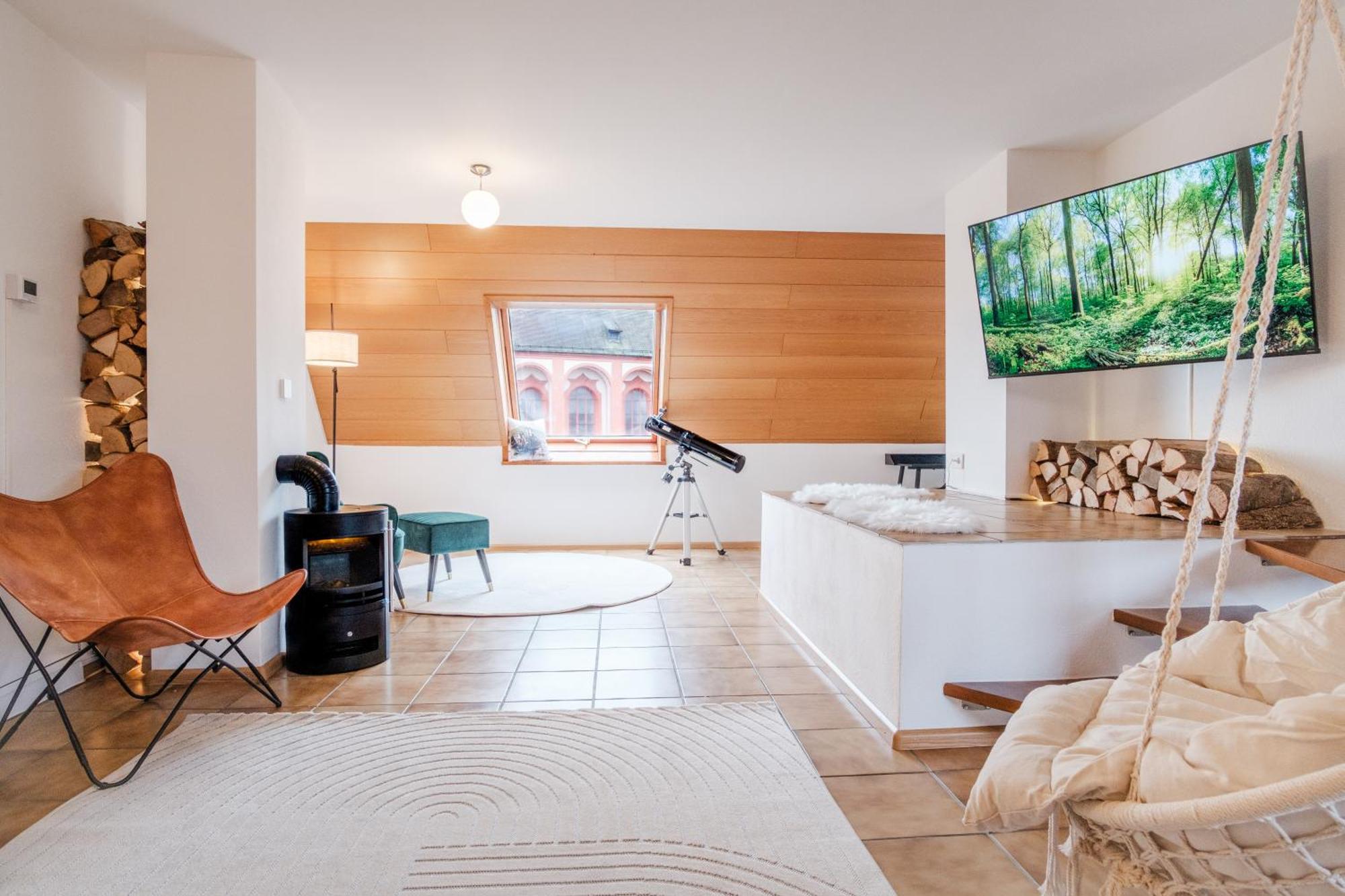 Neu Deluxe Suite Muensterblick, Maisonette, Kingsize Bett, Kueche, Netflix, Aussicht, E-Kamin 巴特塞京根 外观 照片