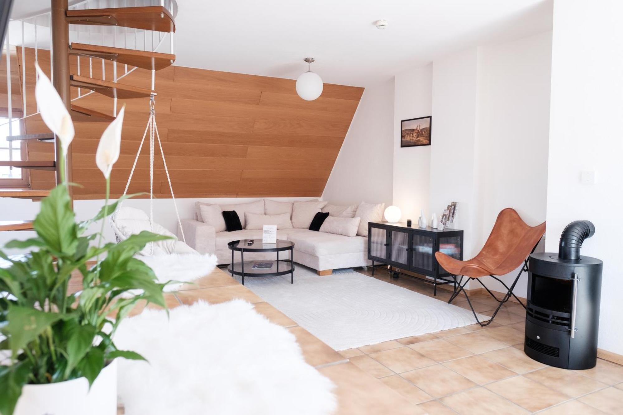 Neu Deluxe Suite Muensterblick, Maisonette, Kingsize Bett, Kueche, Netflix, Aussicht, E-Kamin 巴特塞京根 外观 照片